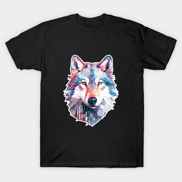 Alpha Wolf Animal World Wildlife Beauty Discovery T-Shirt by Cubebox